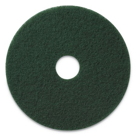 AMERICO Scrubbing Pads, 14" Diameter, Green, PK5 400314